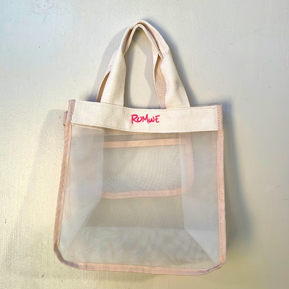 ROMWE see through bag